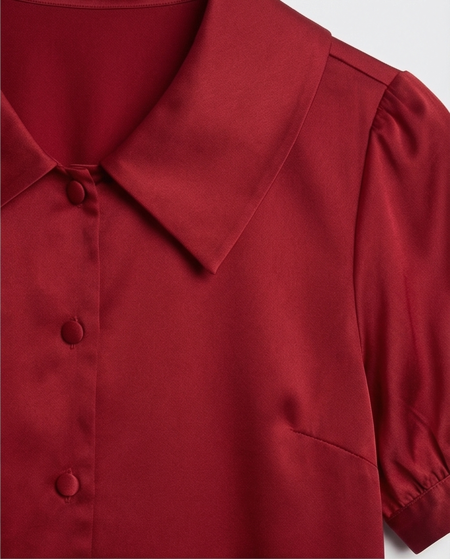Silk Red Lapel